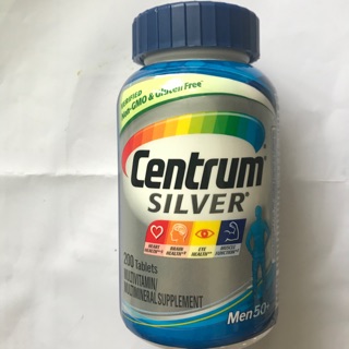 Centrum Silver Men 50+ bổ sung Vitamin và khoáng chất nam giới trên 50 tuổi (Chai 200 viên)