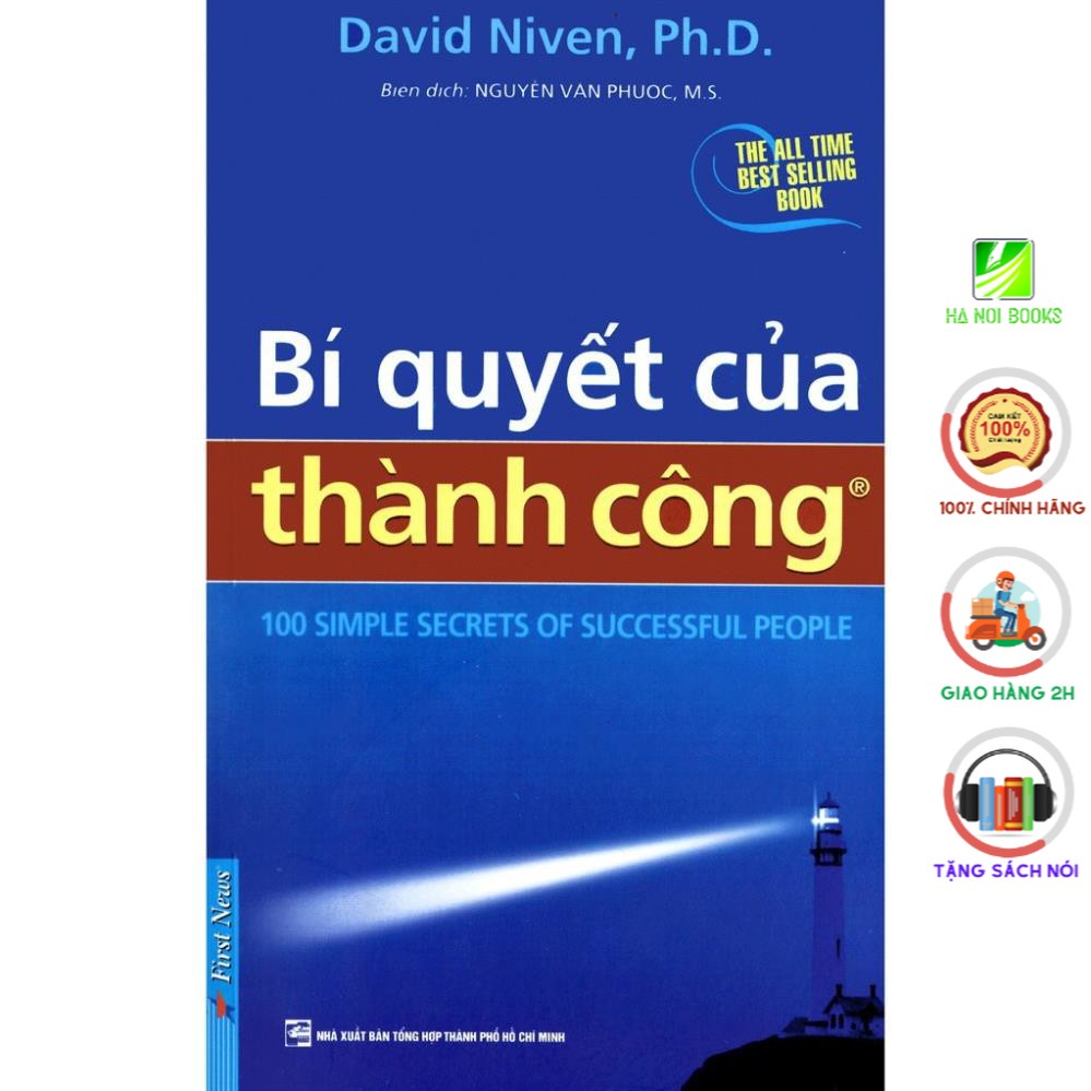 Sách - Bí Quyết Của Thành Công (Khổ Lớn) - First News