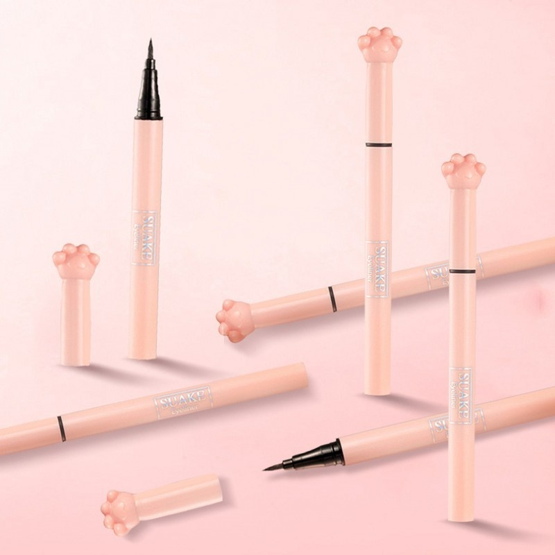 1 Bút Kẻ Mắt Dạng Lỏng Nhanh Khô Chống Mồ Hôi Thiết Kế Dễ Thương