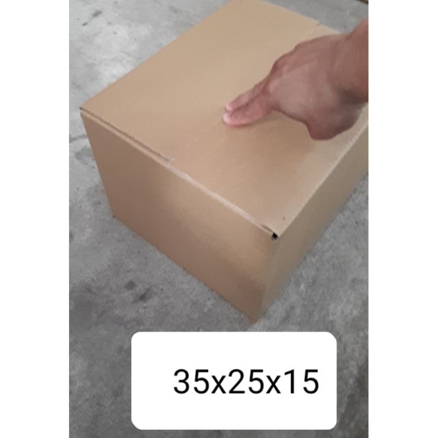 Bộ 50 hộp carton size 35x25x15