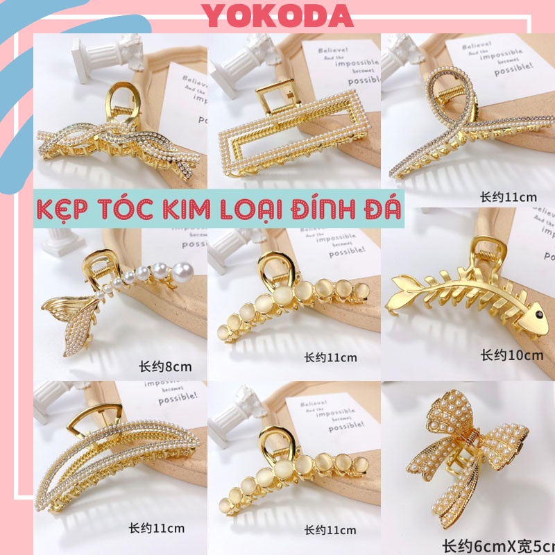 Kẹp Tóc Kim Loại Hàn Quốc - Cặp Tóc Đẹp Cao Cấp Đẹp Cho Nữ Cute Dễ Thương Hot Nhất Thu Đông Năm 2021 - K17