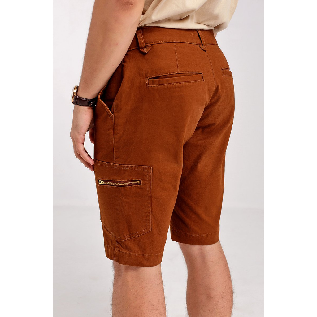 Quần shorts khaki nam co giãn có túi FSP20S007-M1