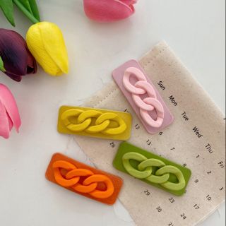 Kẹp tóc / kẹp tóc mái/ mẫu mắc xích độc lạ/ size to