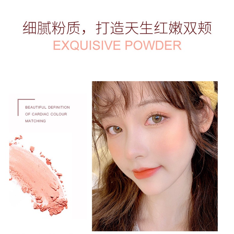 Phấn má hồng CDE - ánh nhũ mịn tự nhiên