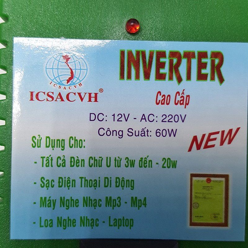 Bộ Biến Điện 12V - 220V 60W