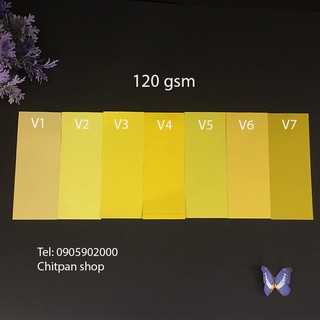 Giấy mỹ thuật A4, A3 tông màu vàng - tím - xanh dương