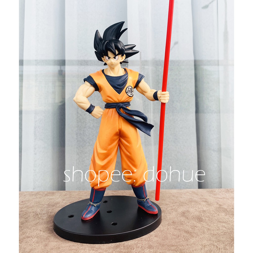 Mô hình Dragon Ball Songoku Cầm Gậy Cao 22cm Siêu Rẻ