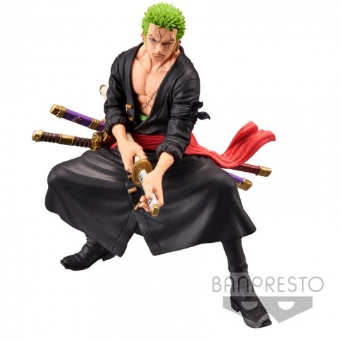 Mô hình One Piece chính hãng - Roronoa Zoro -  King Of Artist  - Wanokuni II
