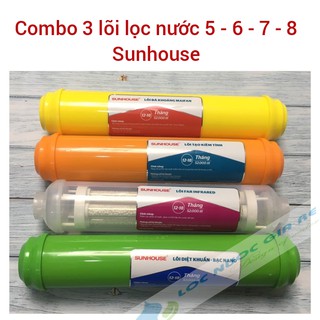 Combo lõi 5,6,7,8 sunhouse - lõi lọc nước sunhouse - loi loc nuoc sunhouse - lngr00092