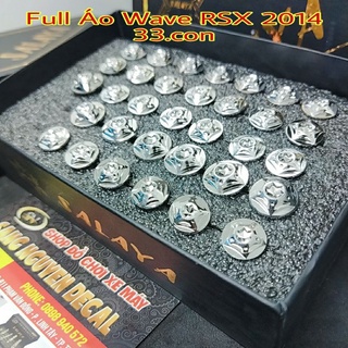 ỐC ÁO WAVE RSX 2014  FULL 33CON SALAYA INOX