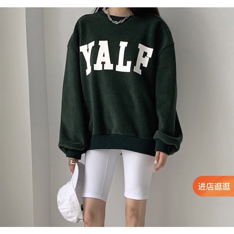 Áo hoodie nam nữ, sweater nỉ bông unisex from rộng siêu dày dặn in hình YALF