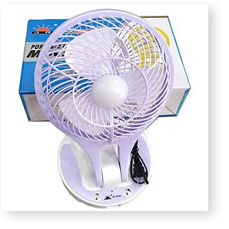 Quạt Đèn Sạc Tích Điện Mini Fan JR 5580