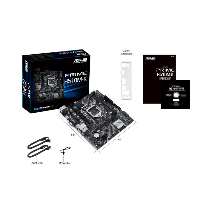 Mainboard ASUS PRIME H510M-K (Intel H510, Socket 1200, m-ATX, 2 khe Ram DDR4) | BigBuy360 - bigbuy360.vn