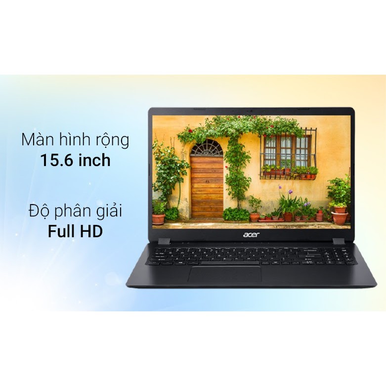 Laptop Acer Aspire 3 A315-56-58EG i5-1035G1/8GB RAM/256GB SSD/15inch FHD/IPS/Win11/Đen, laptop giá rẻ chính hãng