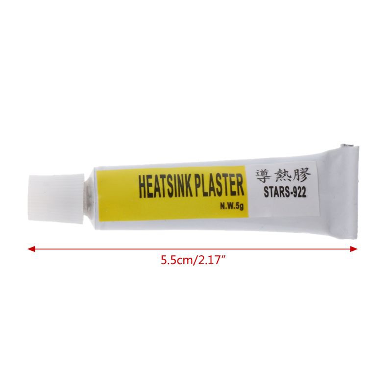 2Pcs Heatsink Plaster Thermal Silicone Adhesive Cooling Paste Strong Adhesive