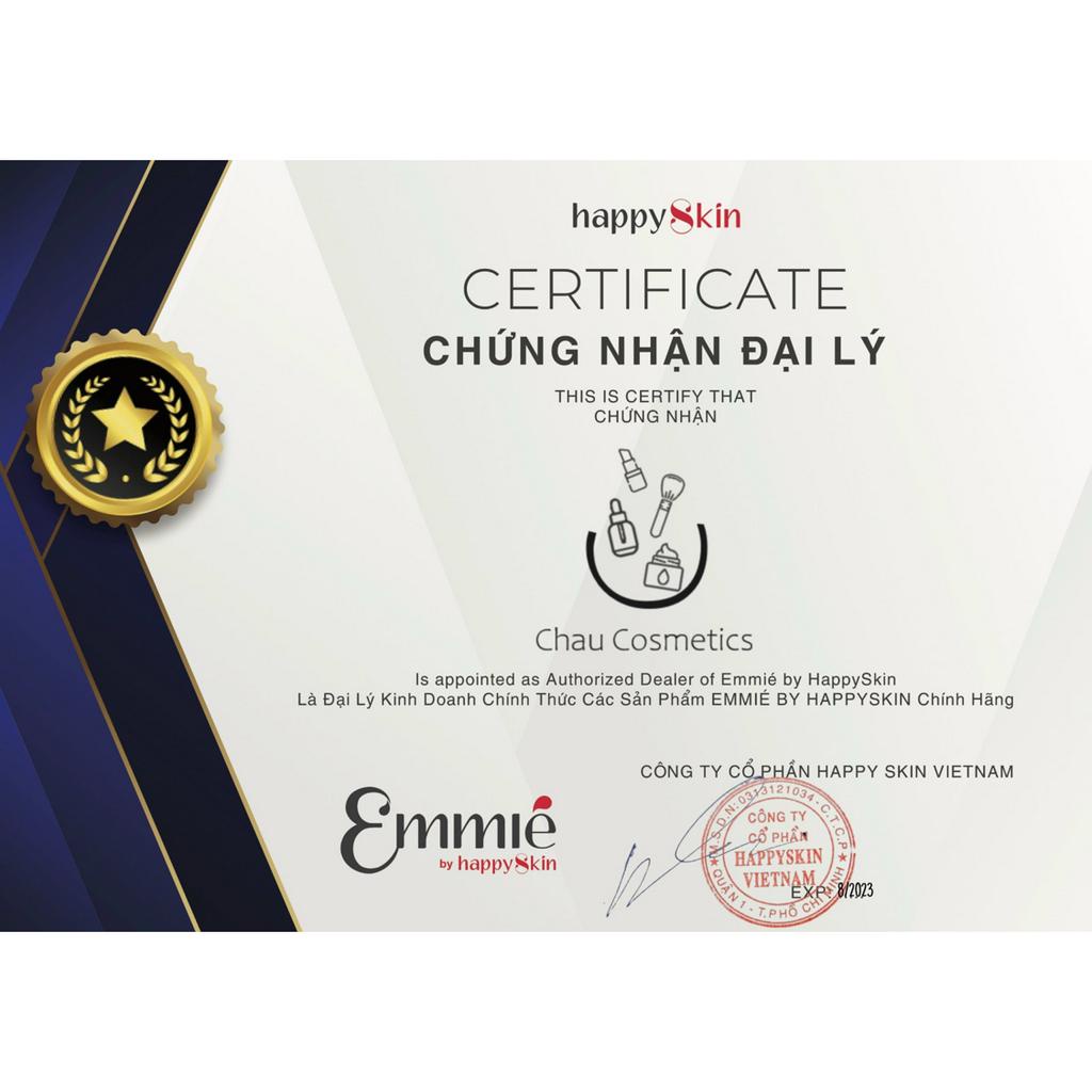 Combo Kem dưỡng trắng da Face and Body 10% Niacinamide Sữa tắm đất sét giảm mụn cơ thể Emmié by happy skin Emmie