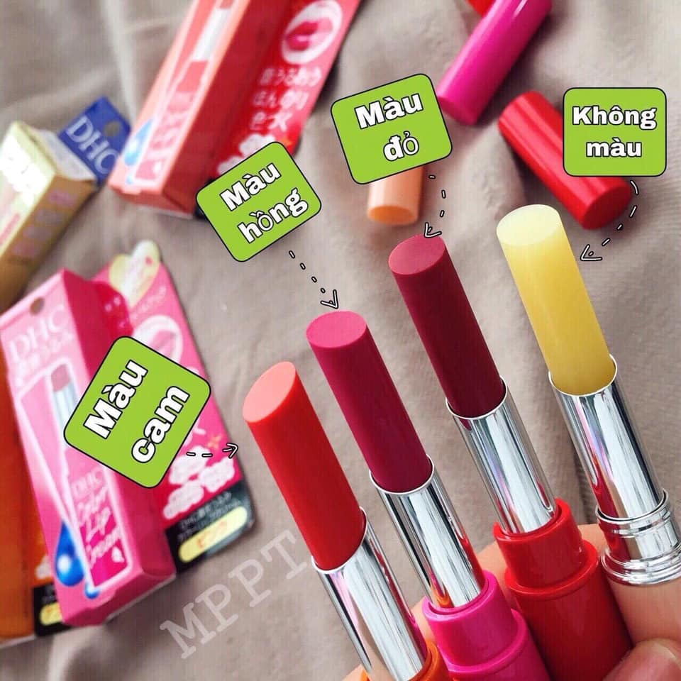 Son Dưỡng Có Màu Mềm Mịn Môi DHC Color Lip Cream Nhật Bản