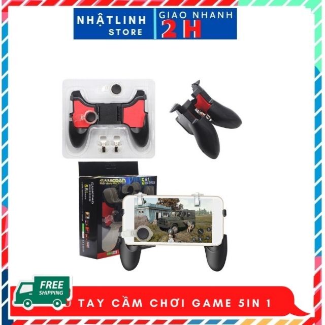 Tay Cầm Chơi Game, Tay Cầm Chơi Game Điện Thoại 5 trong 1