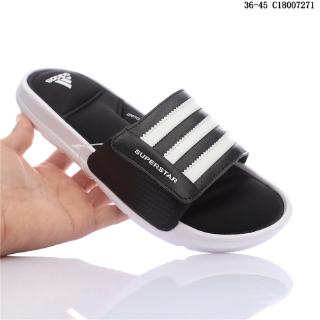 Giày Adidas Superstar 5G Velcro Casual Beach Dép nam nữ Đen 3 Dép xỏ ngón Đôi giày mùa hè Kích cỡ: 36-45