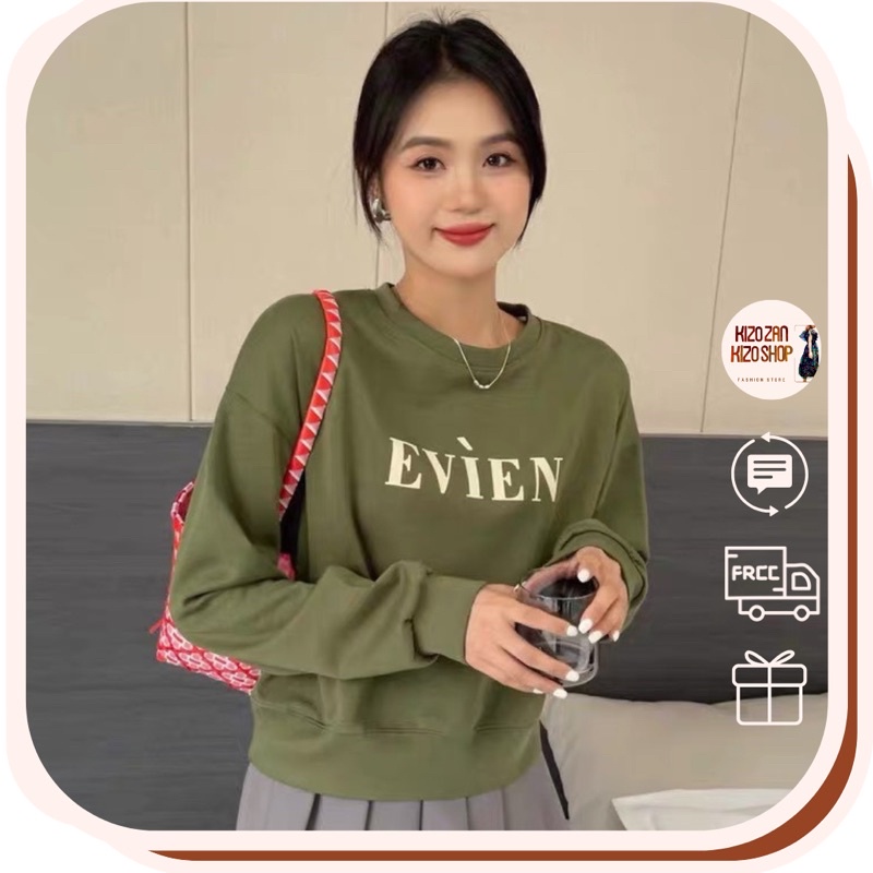 Áo thun nữ tay dài chữ dáng vừa hàng Quảng Châu da cá basic, áo sweater nữ mùa đông form vừa dài tay chất dày dặn