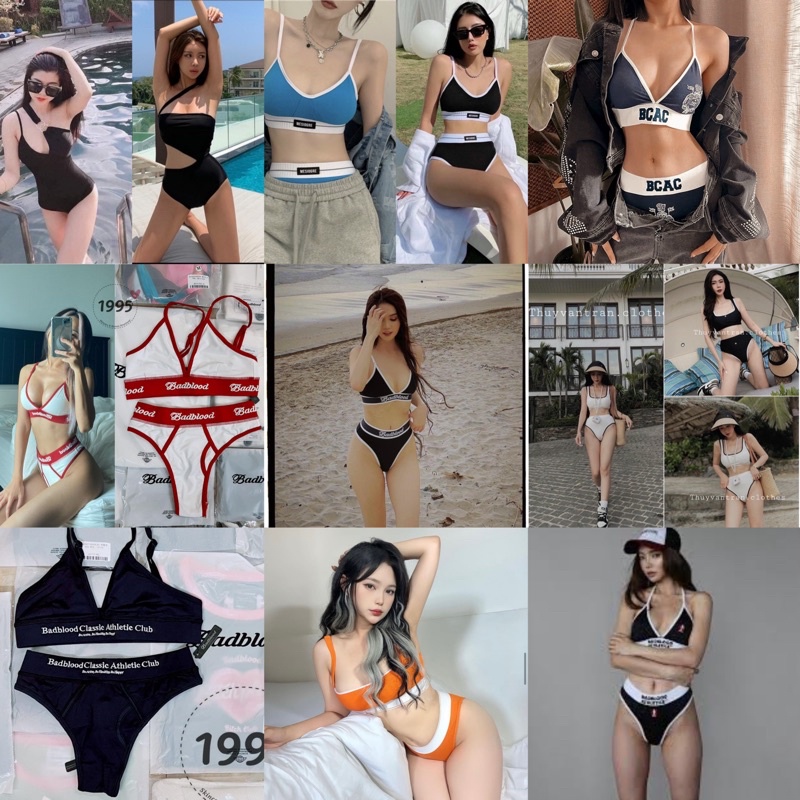 Set bikini kèm ảnh thật - bên mình đa số đều làm mút khách lưu ý phân loại nhé 🥰  🥰🥰