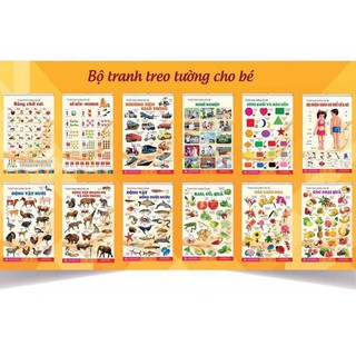 Bộ Tranh Treo Tường Cho Bé