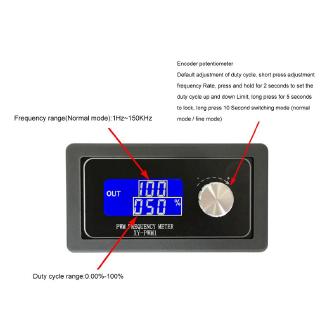 Máy phát tín hiệu PWM với màn hình hiển thị LCD