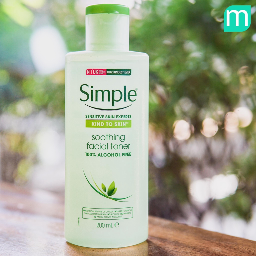 Nước Hoa Hồng Cho Da Nhạy Cảm Simple Kind To Skin Soothing Facial Toner 200ml | BigBuy360 - bigbuy360.vn