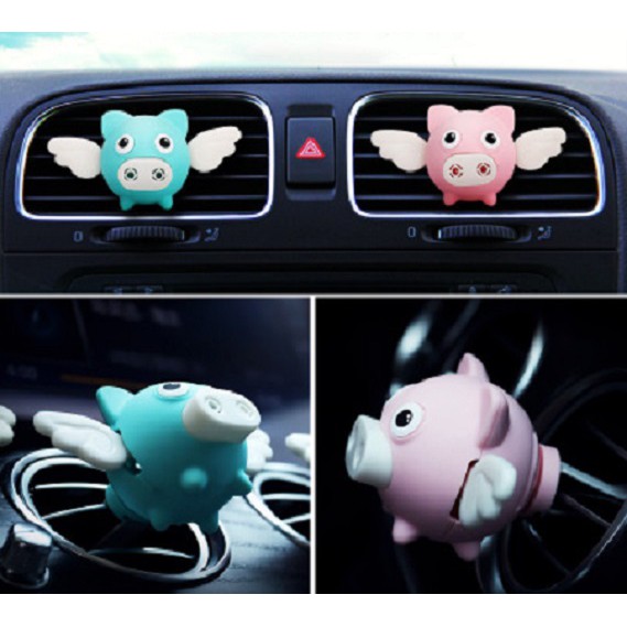 Heo con SÁP THƠM vẫy cánh cài cửa gió đáng yêuTặng emoji lò xo khi mua cả bộ 4 chú