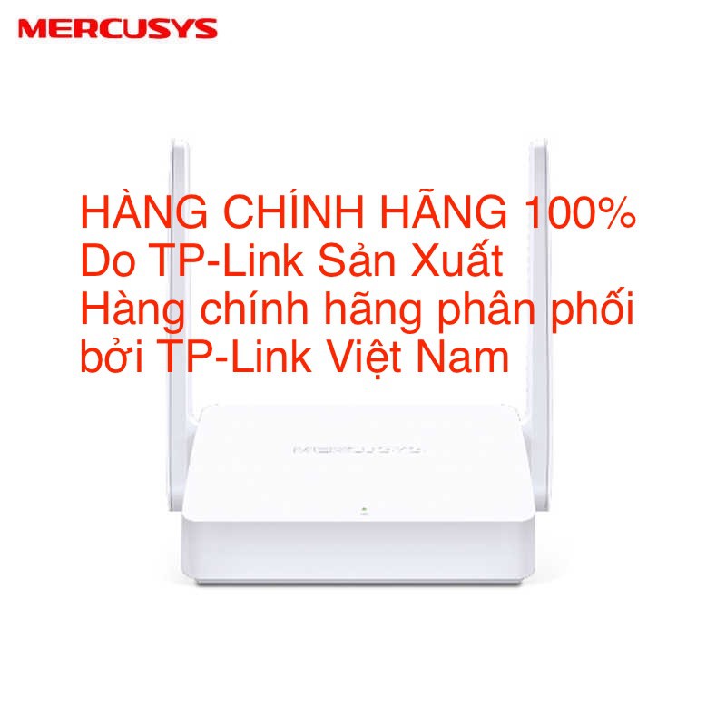 Giá Tốt-Mercusys N 300Mbps Bộ phát WiFi 2 Râu -MW301R- Hàng chính hãng phân phối bởi TP-Link Việt Nam | BigBuy360 - bigbuy360.vn