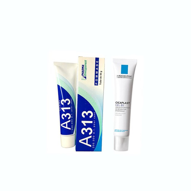 Bộ đôi gel Laroche Posay B5 40ml và kem Retinol A313 50g