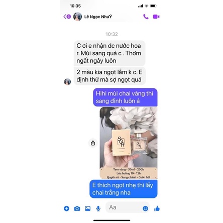 Tinh dầu Nước hoa Tem vàng Sugary Perfume