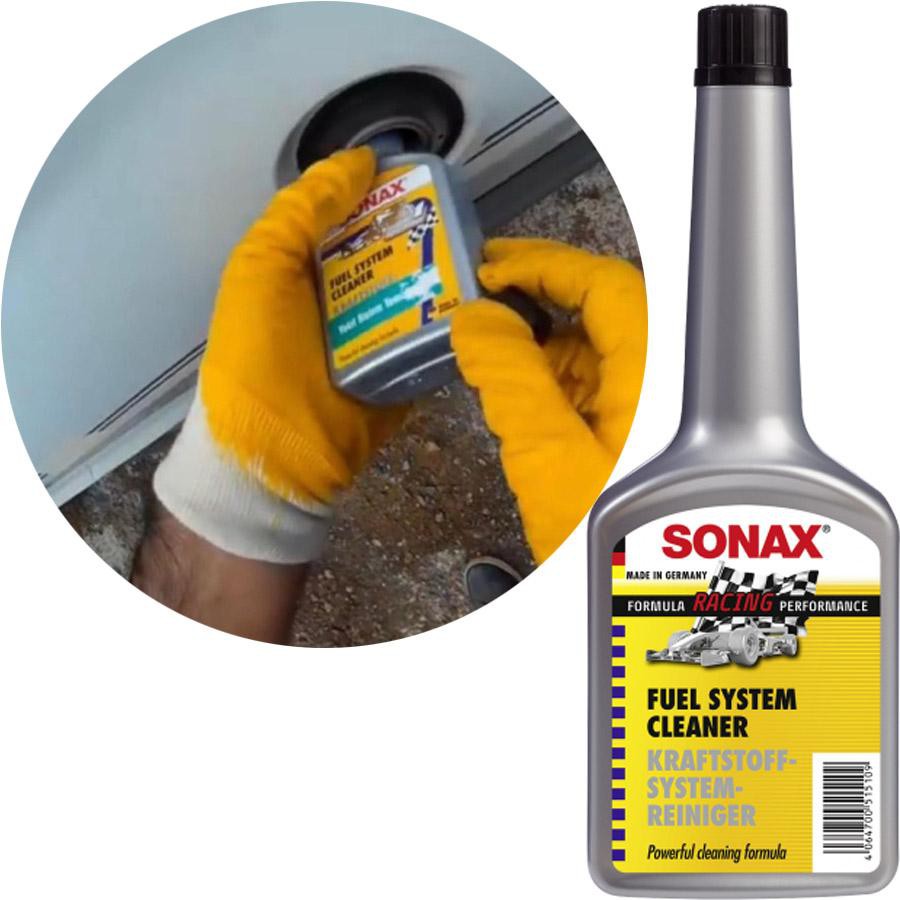 SONAX - Làm Sạch Và Bảo Vệ Hệ Thống Xăng Xe (Sonax Fuel System Cleaner  250ml) [Hàng Đức Chính Hãng]