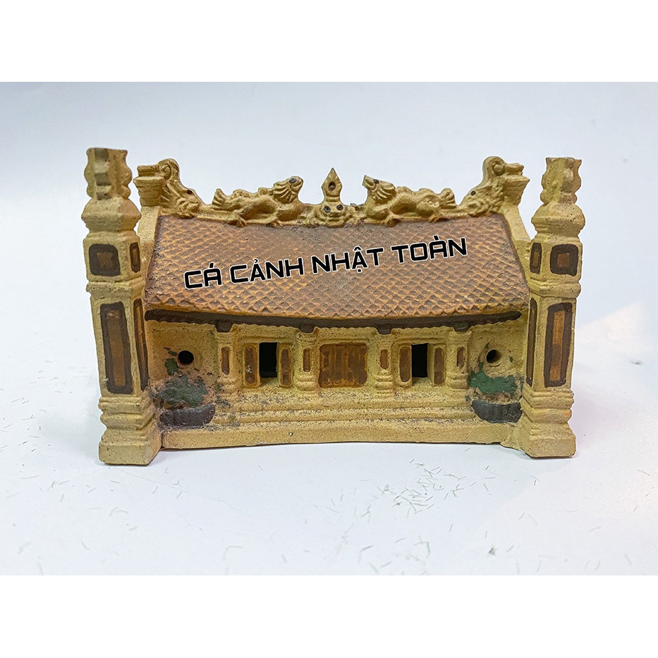 ĐÌNH TRÁNG MEN TRANG TRÍ BỂ CÁ NON BỘ TIỂU CẢNH 11X7X8CM