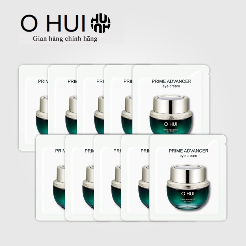 Kem dưỡng ngăn lão hóa sớm vùng da mắt OHUI Prime Advancer Eye Cream - Kem mắt Ohui xanh; Kme mắt Ohui