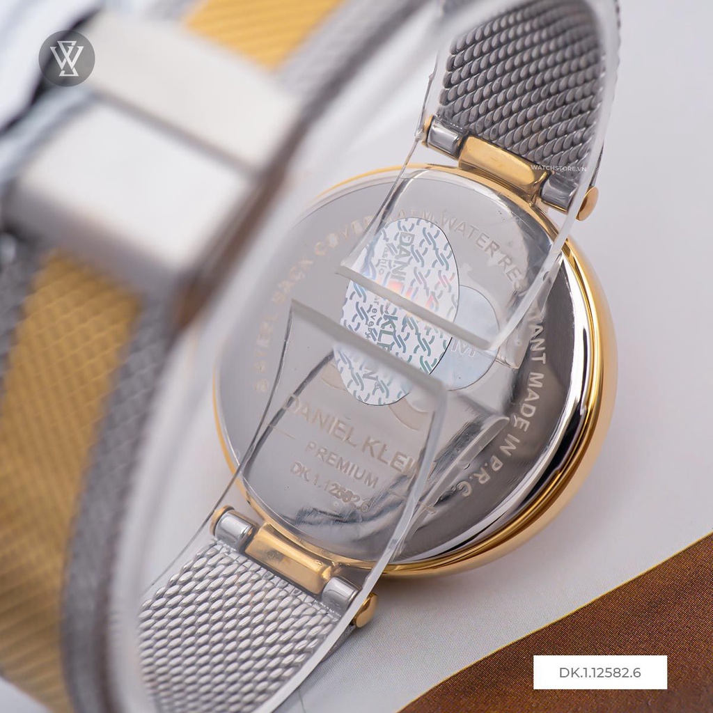 Đồng Hồ Quartz Nữ Daniel Klein WATCHSTORE DK.1.12582.6 Mặt Kính Khoáng 34mm, Dây Kim Loại, Vỏ Thép Không Gỉ