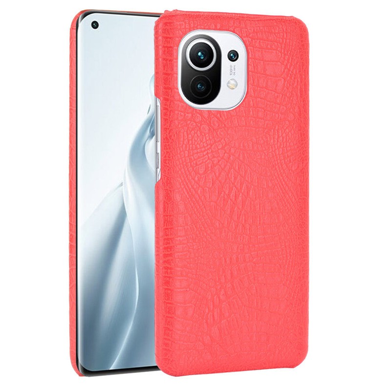 [Cao Cấp] Ốp Lưng Xiaomi Mi 11 Vân Da Cá Sấu