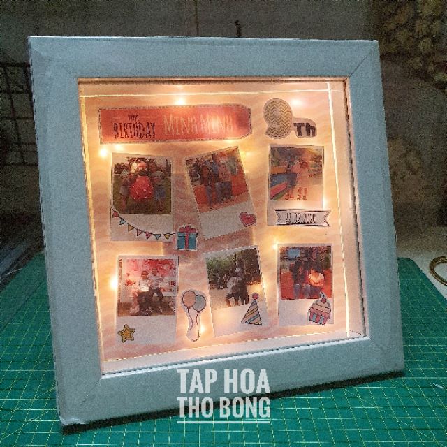 Khung hình Scrapbook chủ đề Basic Happybirthday