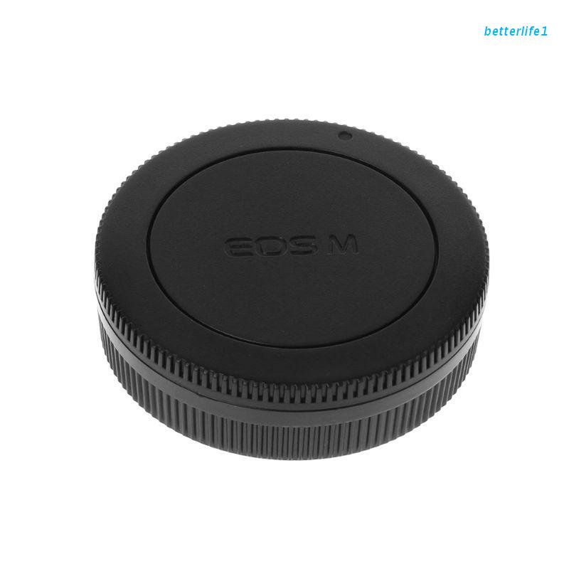 Nắp Bảo Vệ Ống Kính Máy Ảnh Bằng Nhựa Màu Đen 60mm Cho Canon Eos M M2 M3 M5 M6 M10