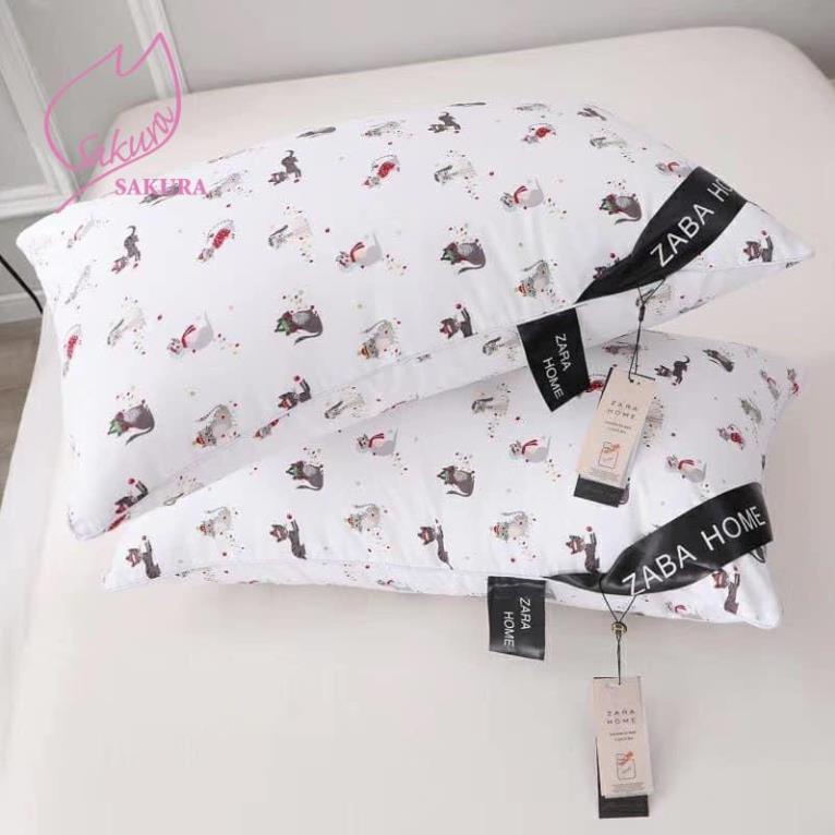 Sales Chính Hãng- Gối Ngủ Zabahome - Ruột Gối Ngủ 5 Sao Nhập Khẩu Mèo Tom&Jery