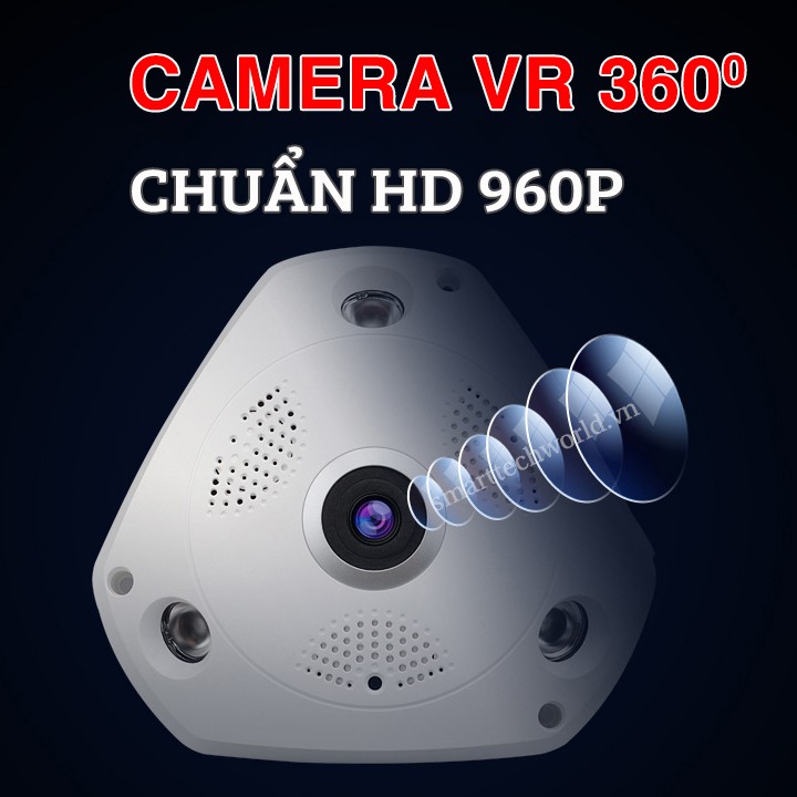 CAMERA WIFI GIÁM SÁT AN NINH VR 360 - CAMERA 3D XOAY 360 ĐỘ