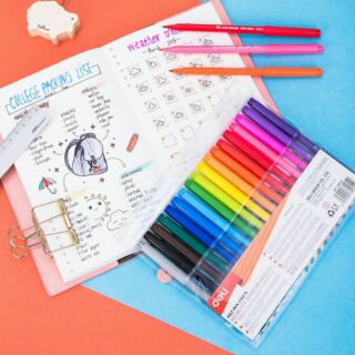 Chì màu deli cao cấp c001 (12 màu)