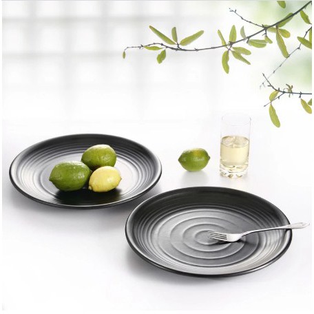 Đĩa Nhựa Phíp Tròn %melamine phong các Hàn Quốc mã LJP