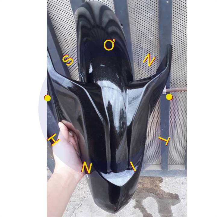CHAI SƠN SAMURAI MÀU ĐEN ÁNH KIM LẤP LÁNH K159