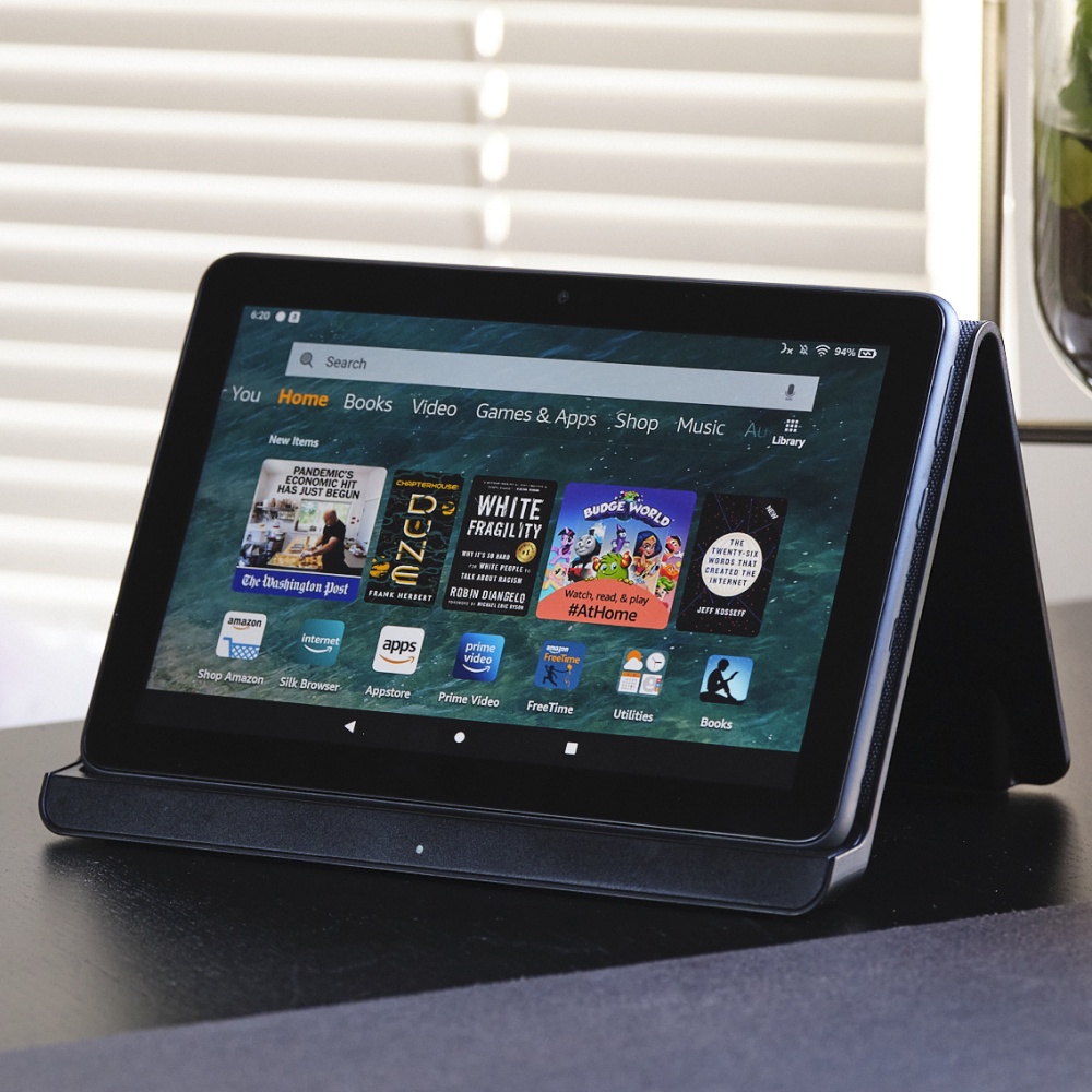 Máy Tính Bảng Kindle Fire HD 8 Plus 3Gb Ram Thế Hệ 10th Màn hình 8&quot; Inch - Hàng Chính Hãng - Có Xuất VAT