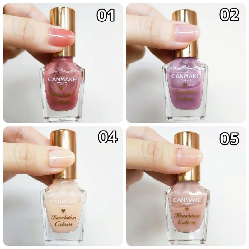 Sơn móng tay Canmake Tokyo foundation 01 02 04 06 07