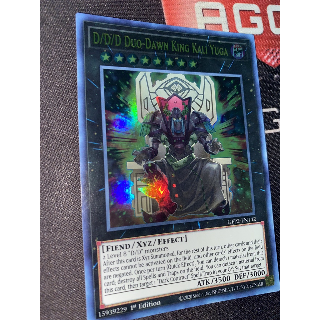 D/D/D Duo-Dawn King Kali Yuga - GFP2-EN142 - Ultra Rare 1st Edition