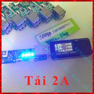 Mạch sạc dự phòng 5V2A 2 cổng USB cũ tháo box