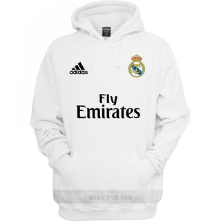 Áo khoác nỉ bóng đá CLB REAL MANDRID