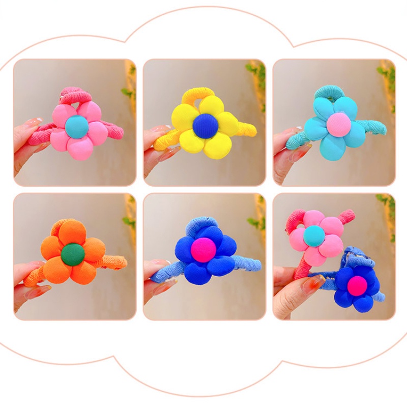 Kẹp Tóc Đính Hoa Nhỏ Dễ Thương Phong Cách Hàn Quốc Cho Bé Gái